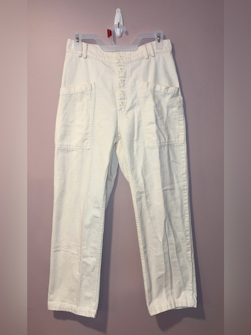 Urban Outfitters Cream High-Rise Denim size 4